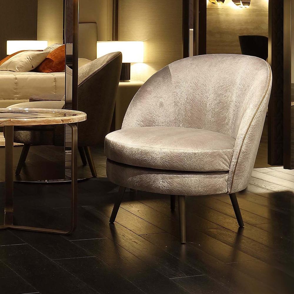 PERLA Fabric armchair in a luxury style