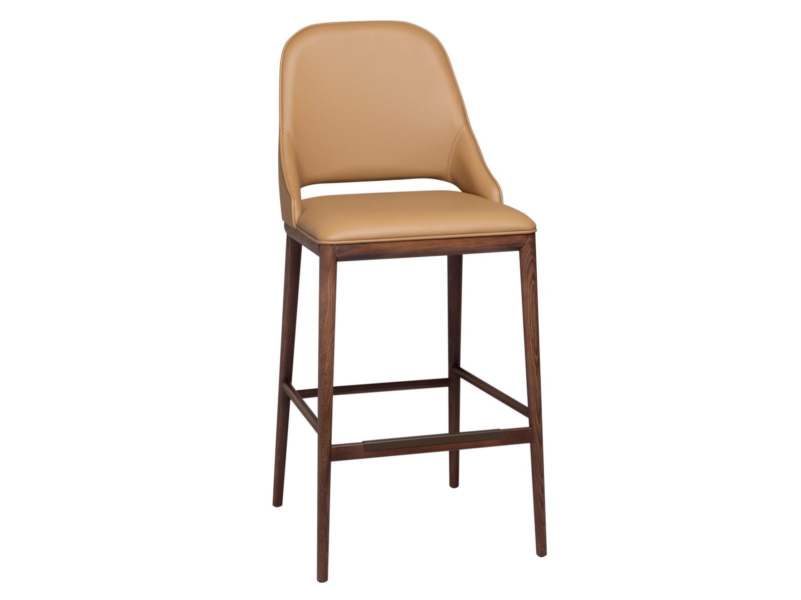 MALVA High leather stool