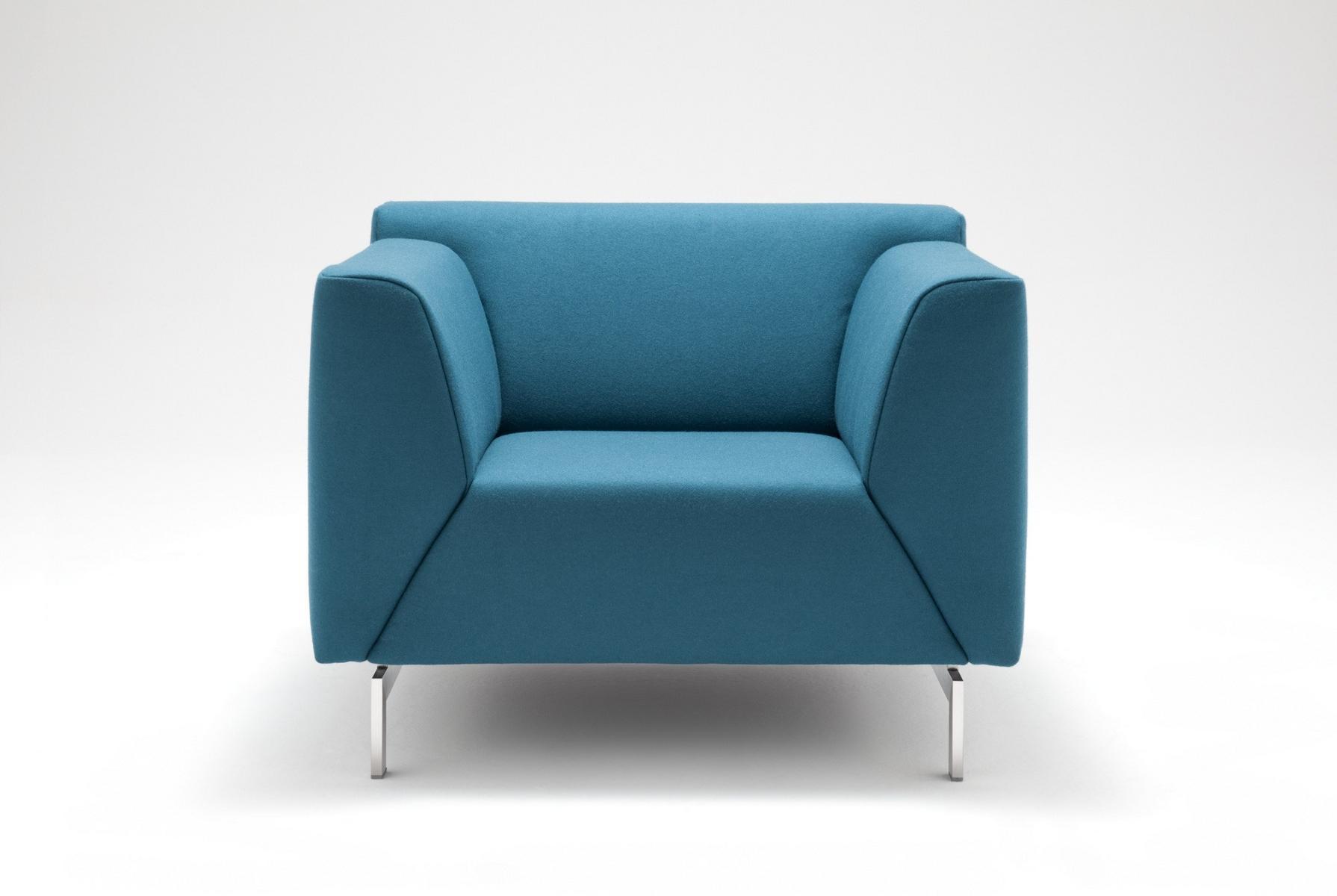 318 Fabric armchair with armrests