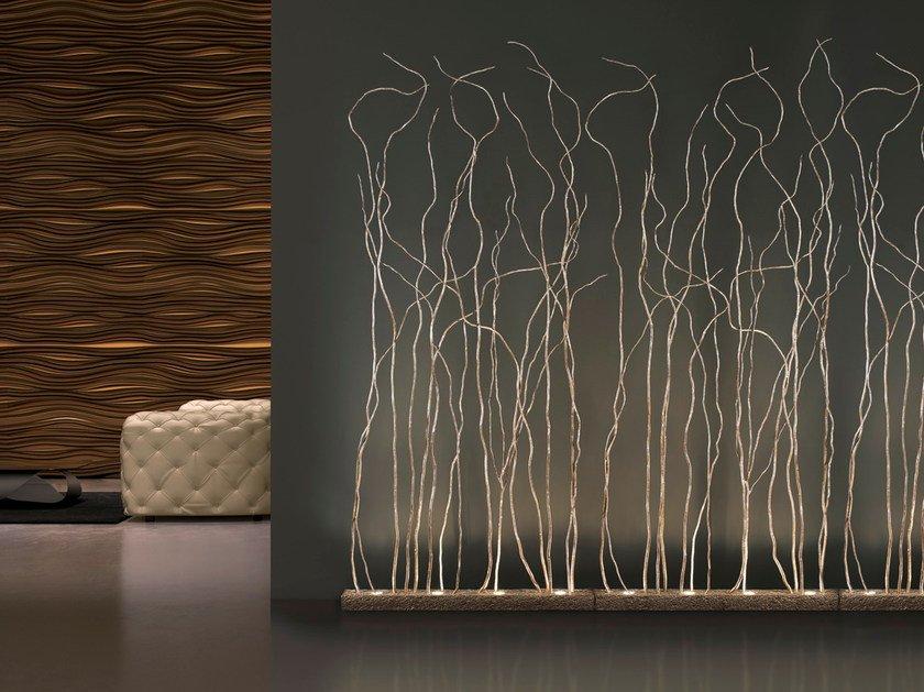 WIND PA633/4 Halogen handmade bronze floor lamp