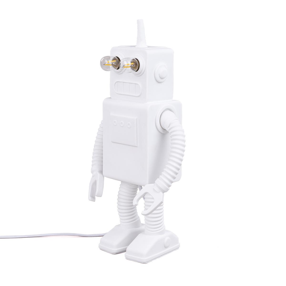 ROBOT LED porcelain table lamp