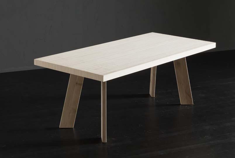 NIZZA + STREET Rectangular wooden dining table