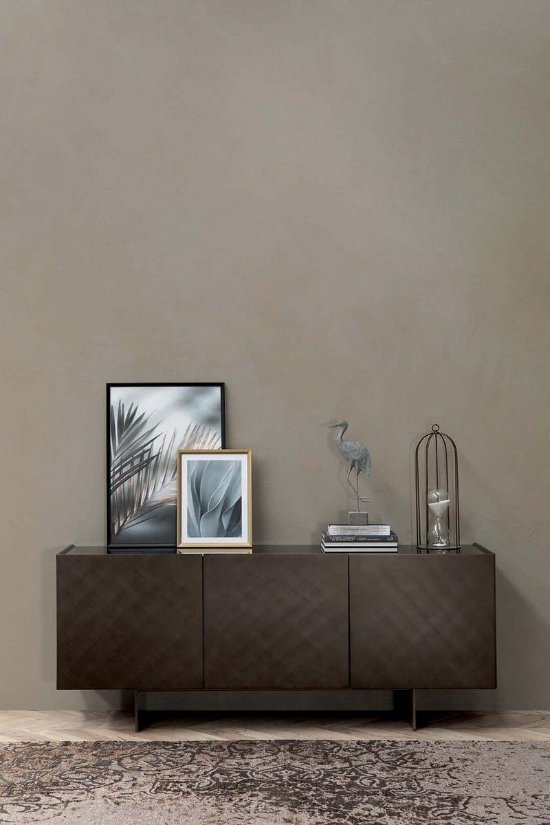 COATED Wooden sideboard with doors