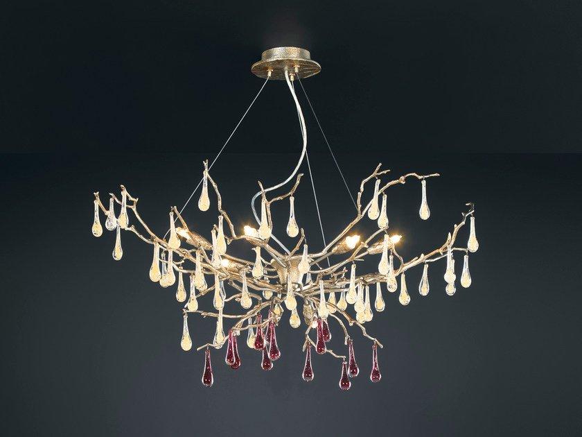 BIJOUT PL338/6 Halogen bronze ceiling lamp