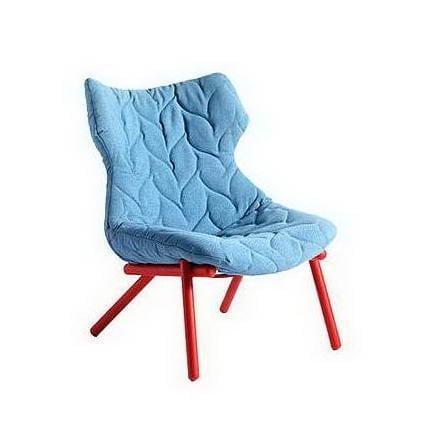 FOLIAGE Velvet armchair