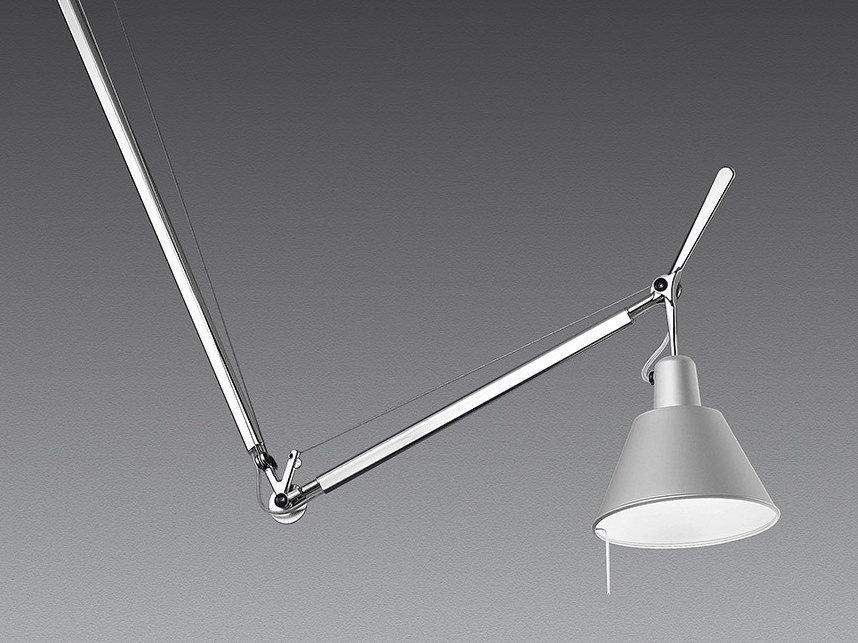 TOLOMEO DECENTRATA SUSPENSION Swivel aluminium pendant lamp TOLOMEO DECENTRATA SUSPENSION Swivel aluminium pendant lamp