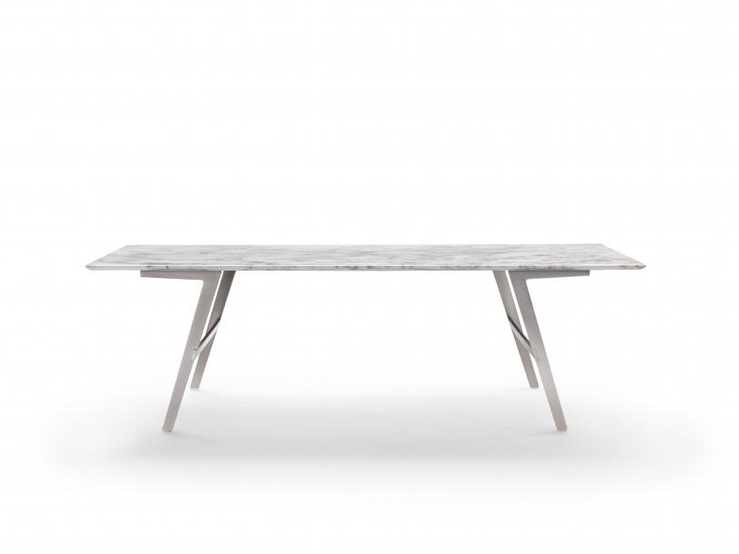 SOFFIO Rectangular marble dining table