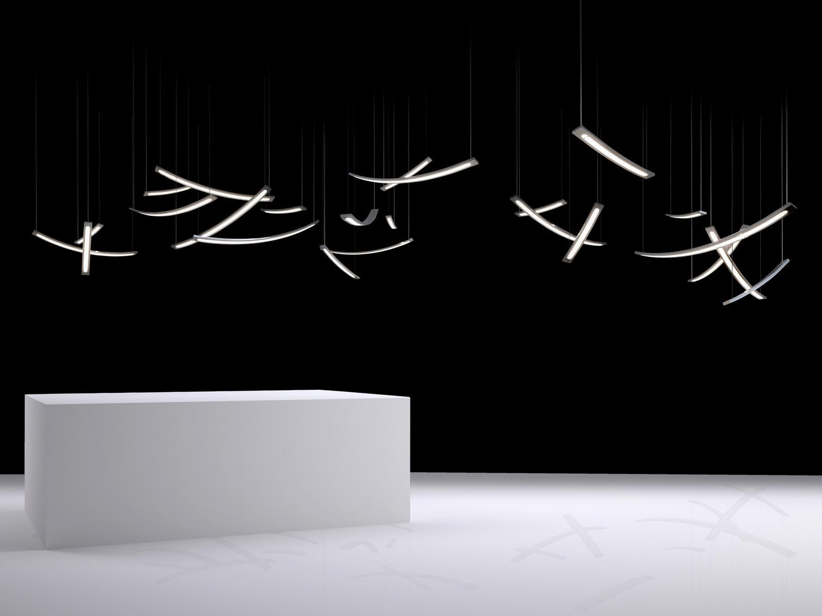 OUT OF LINE H1 LED direct light metal pendant lamp