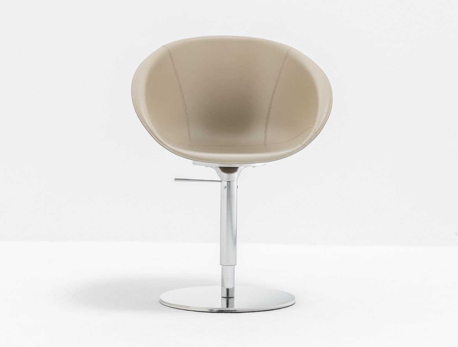 GLISS 940/F Tanned leather chair