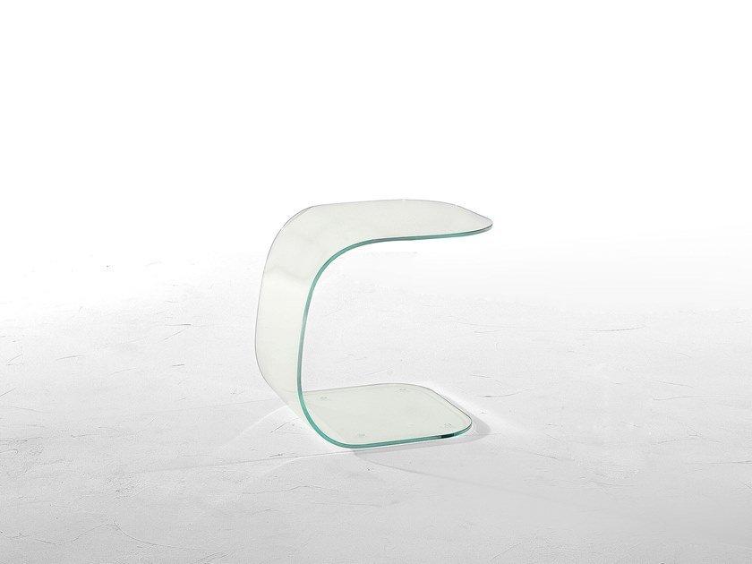 BESIDE Glass side table
