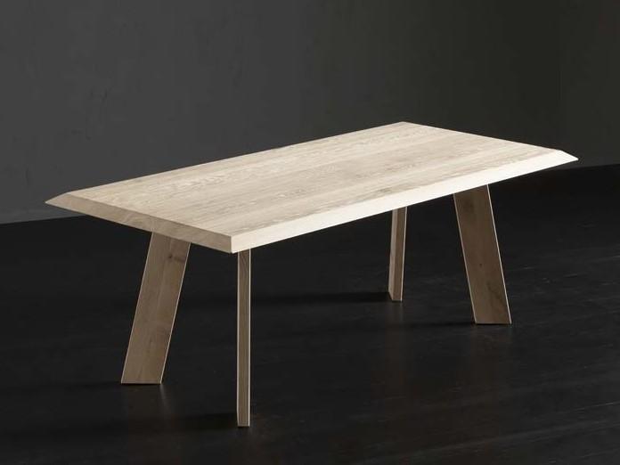 RIO + STREET Rectangular wooden dining table