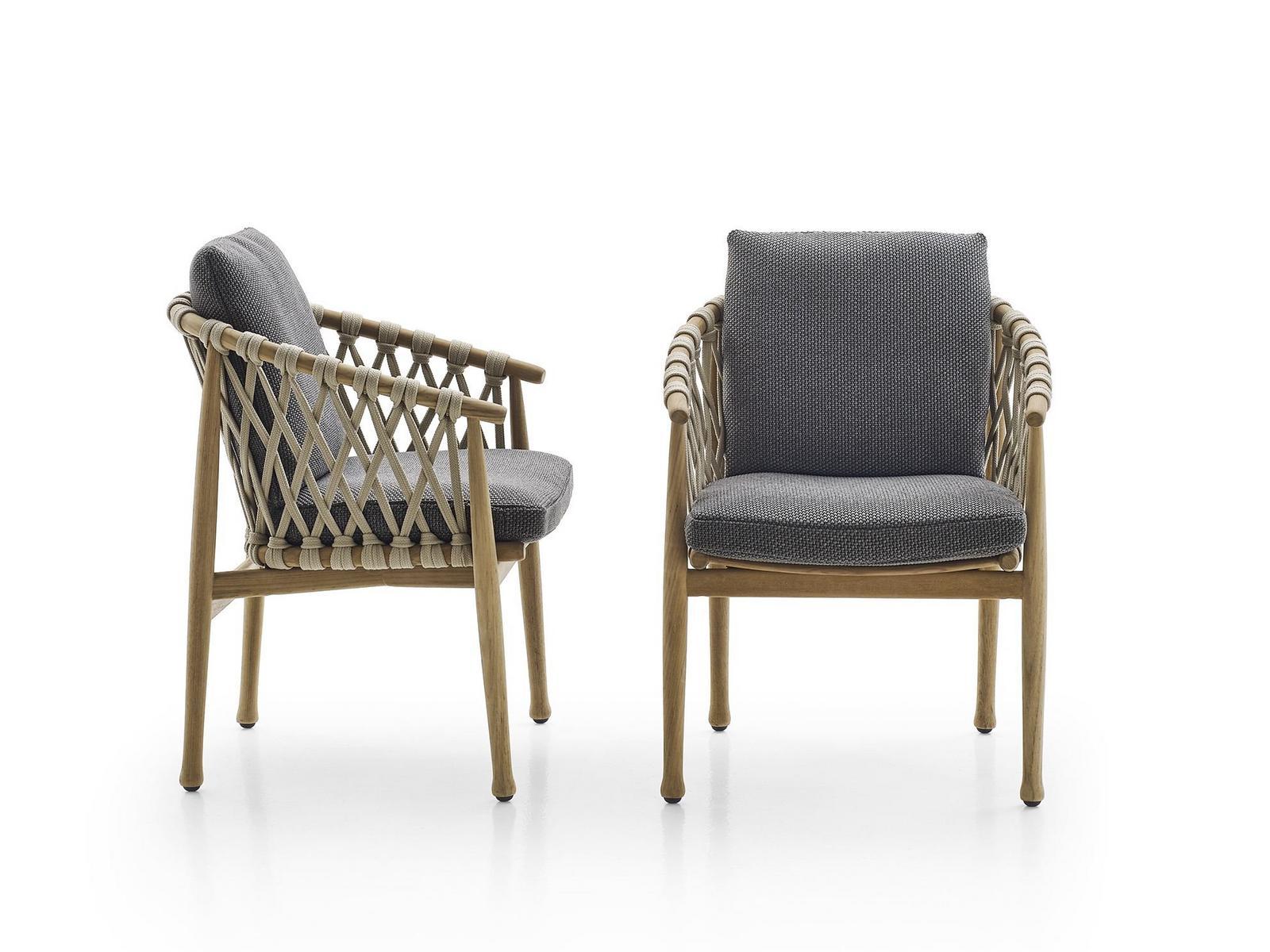 GINESTRA Garden chair with armrests