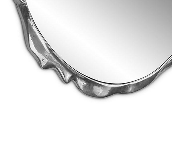 MAGMA Round wall-mounted aluminium mirror