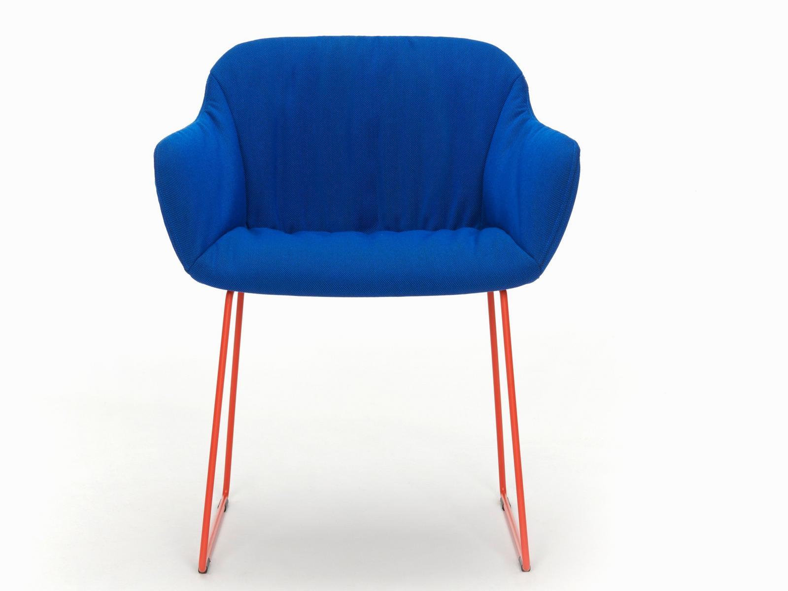 BABILA XL 2743R Fabric easy chair with removable cover with armrests