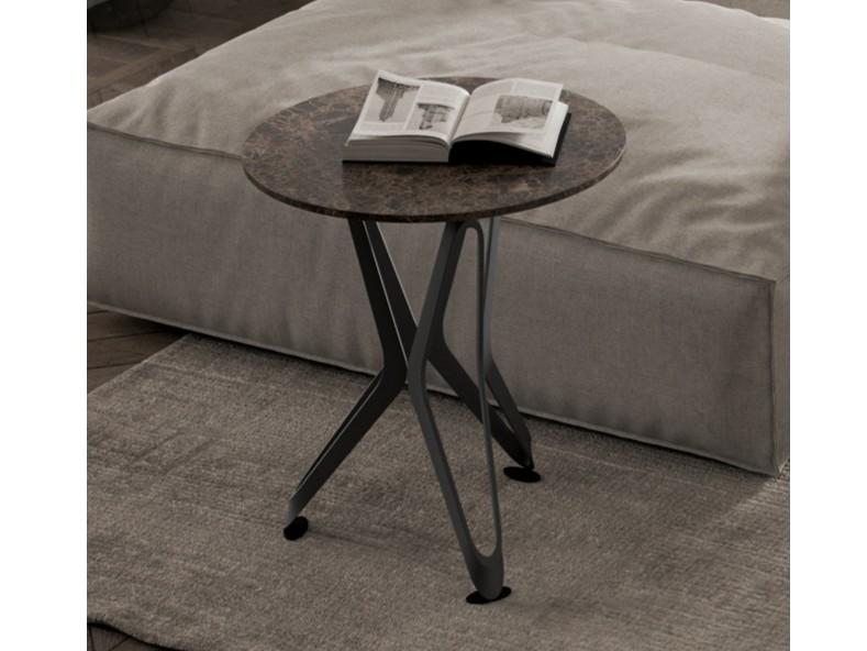 DNA XS Marble-effect ceramic coffee table