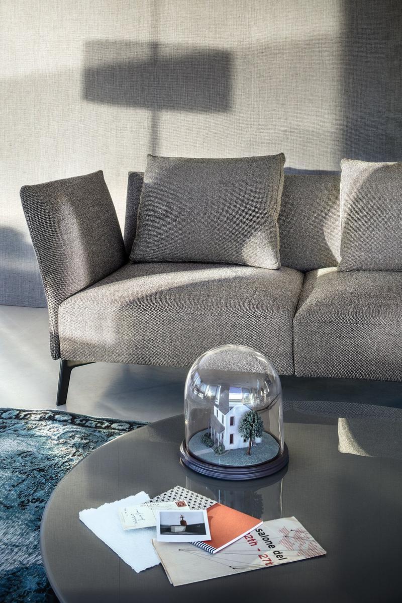 JERMYN 3 seater fabric sofa