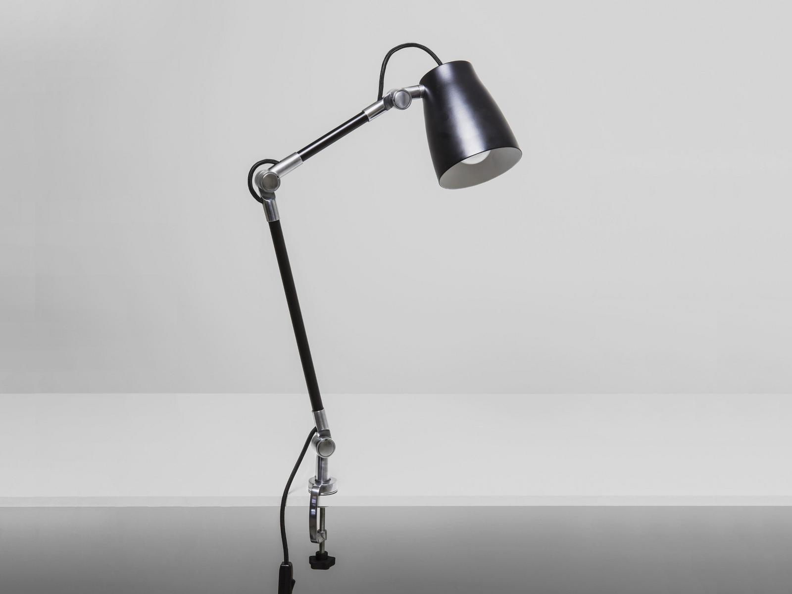 ATELIER CLAMP Adjustable aluminium desk lamp