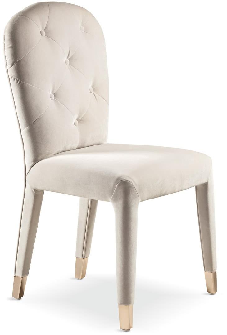 LIZ Upholstered velvet chair