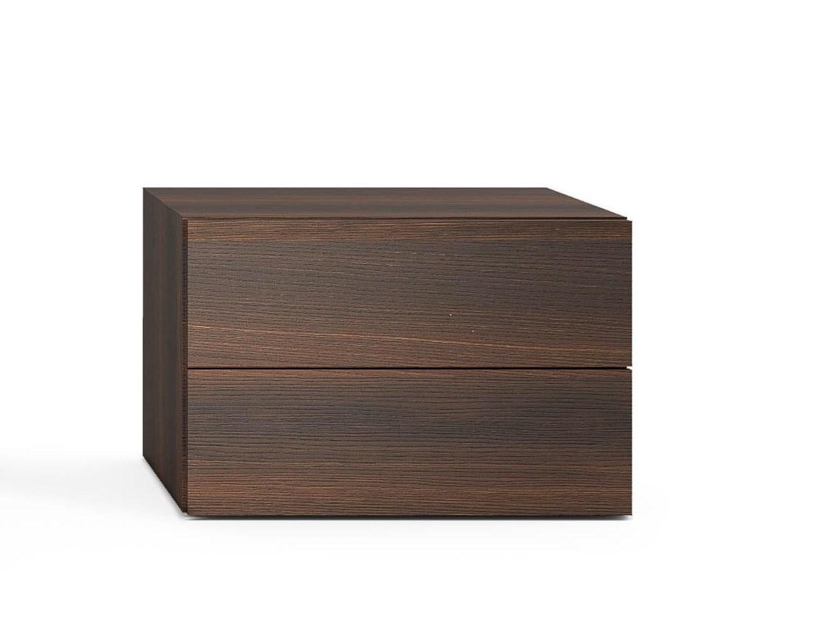 PEOPLE Rectangular wooden bedside table