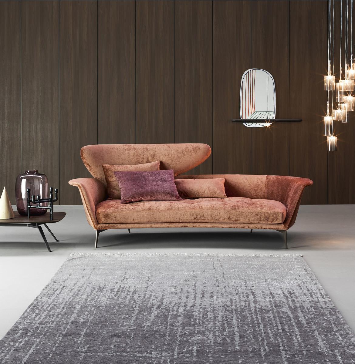 LOVY 2 seater fabric leisure sofa