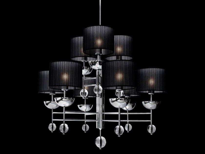 SWEET SYMPHONY H9 Direct-indirect light metal chandelier