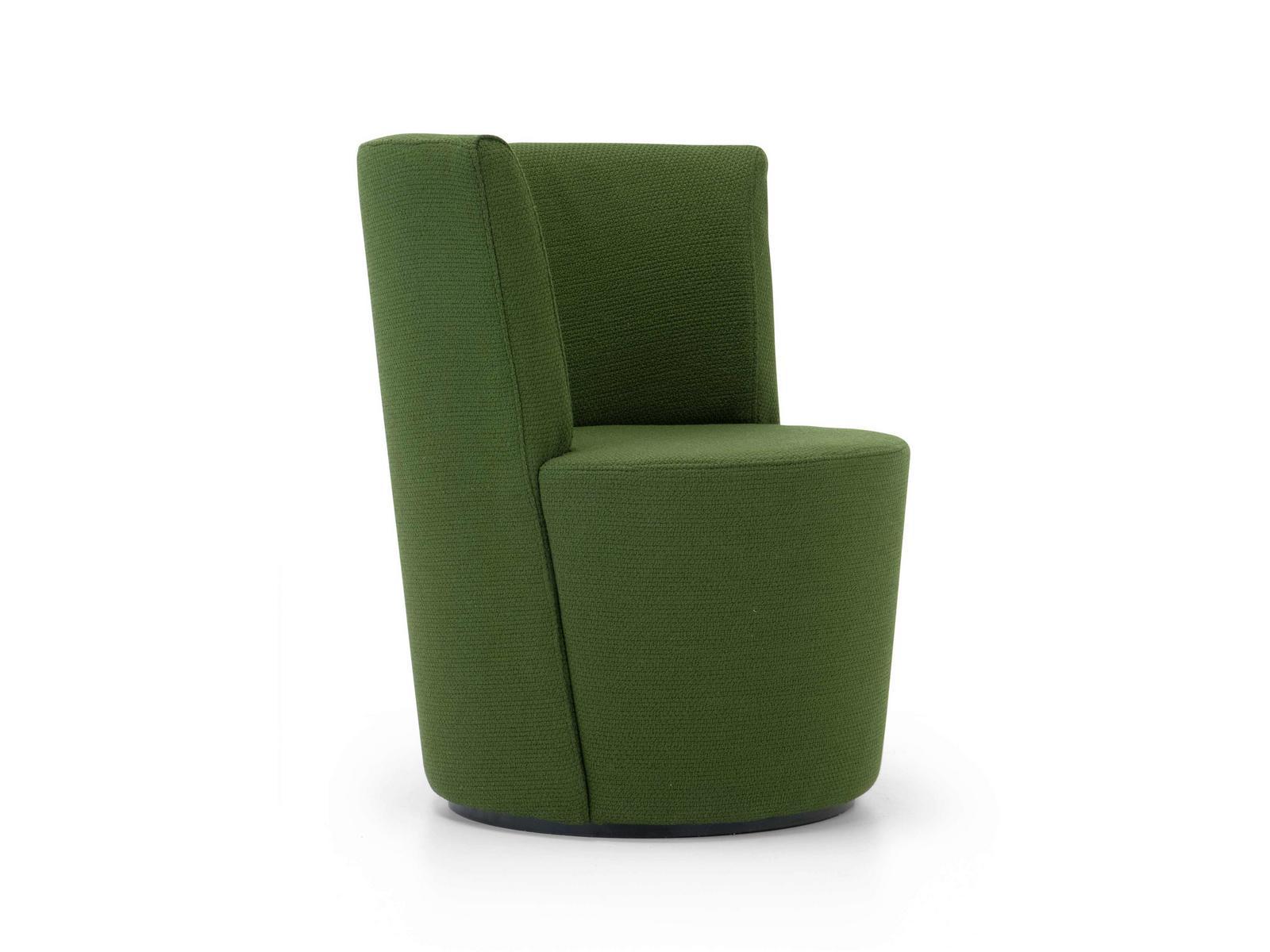 RONDA Upholstered fabric lobby chair