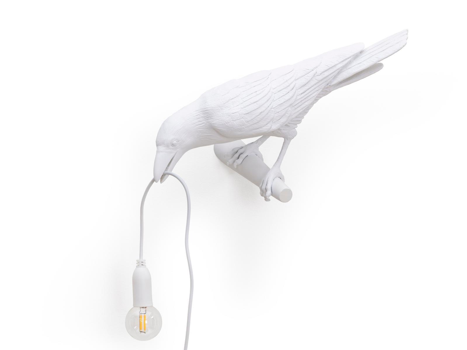 BIRD LAMP LOOKING LEFT/RIGHT LED resin wall lamp
