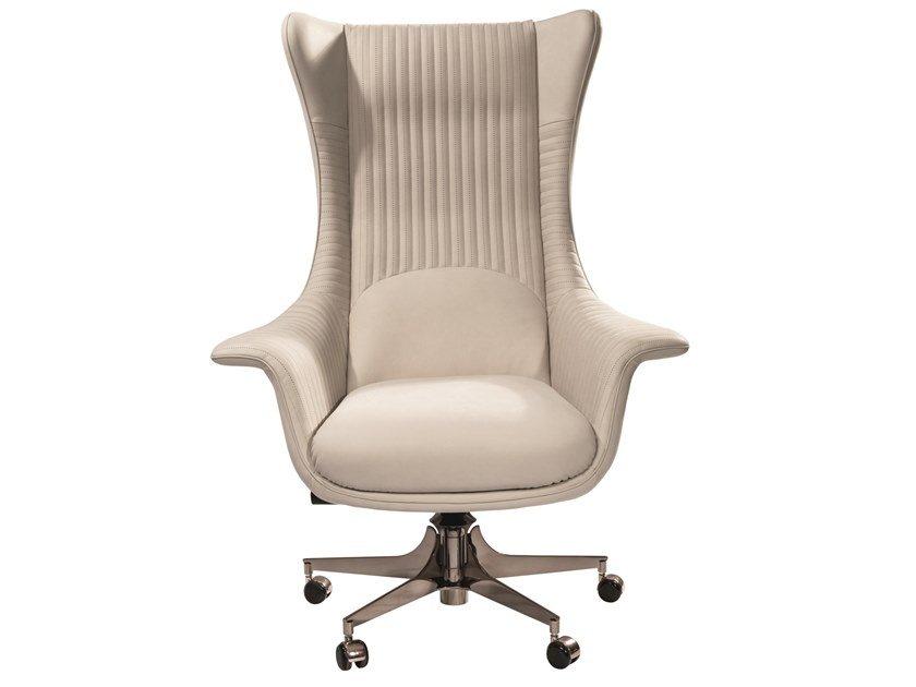 PLANET Executive chair with 5-spoke base with castors