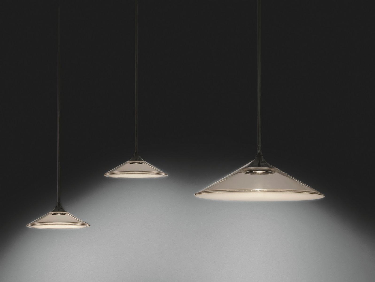 ORSA 21, 35 LED direct light methacrylate pendant lamp