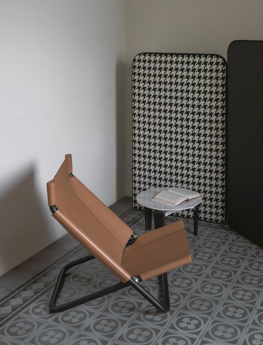 CROSS Tanned leather armchair