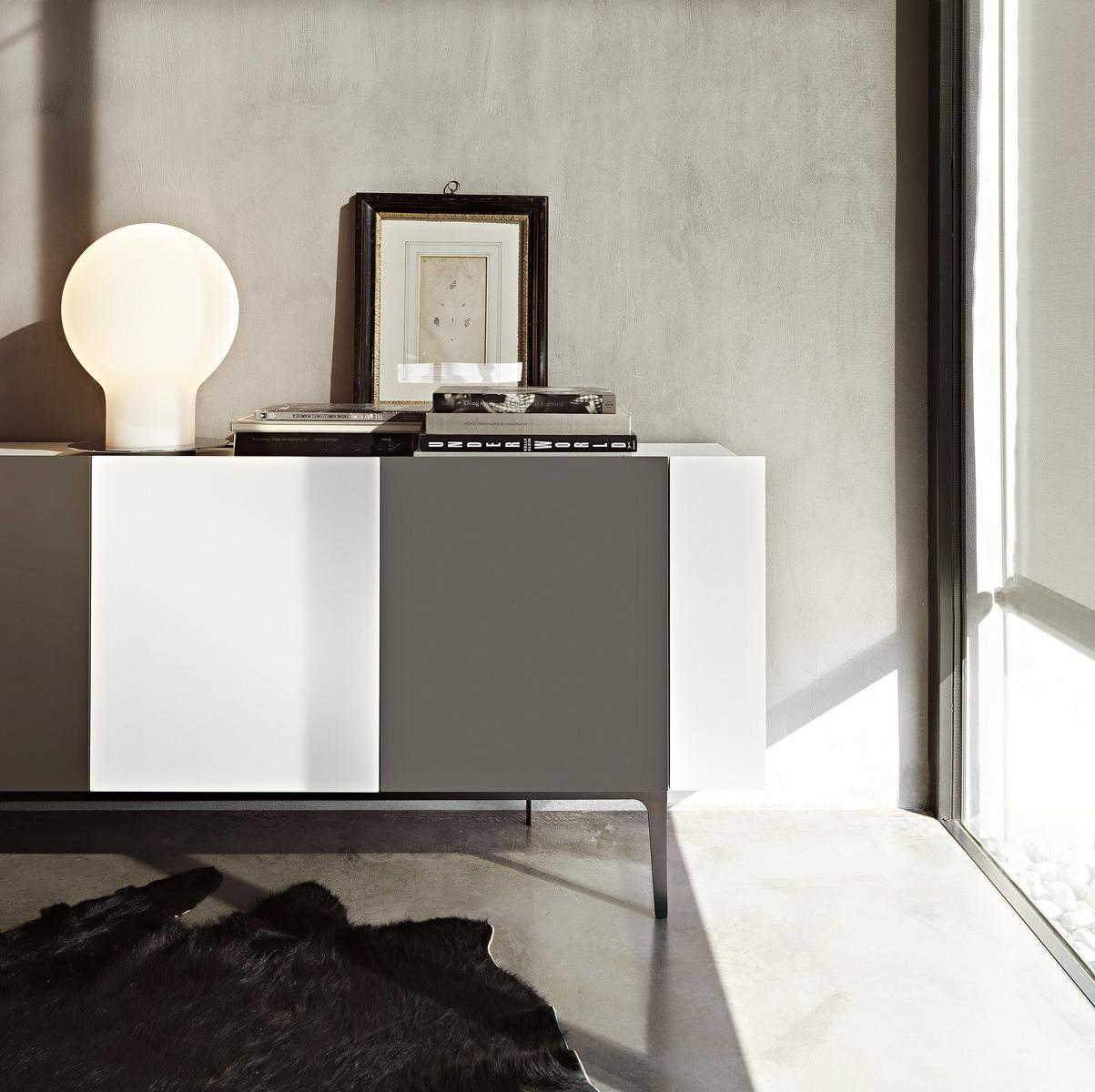 RAINBOW Wooden sideboard with doors