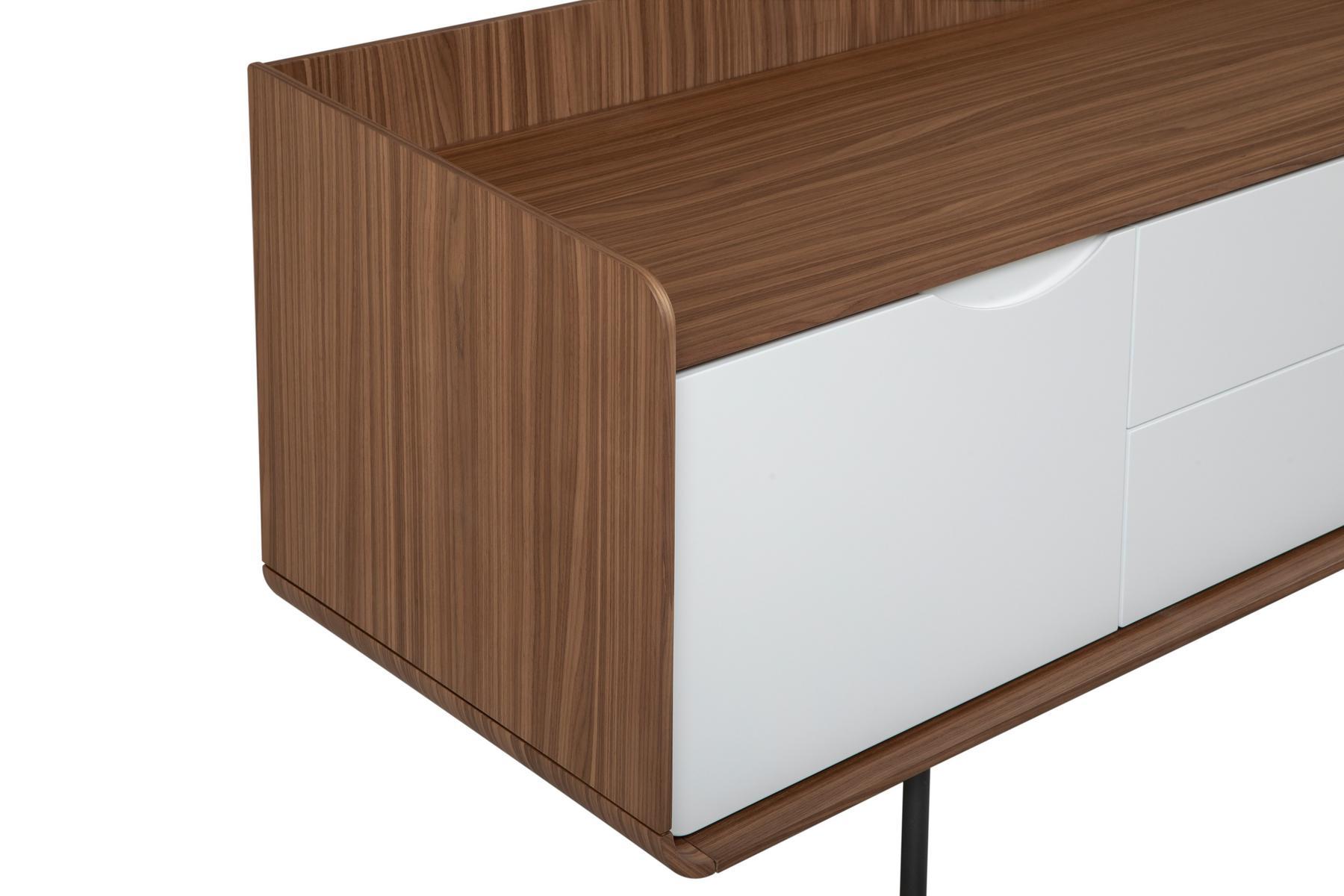 OPERA Walnut TV cabinet with doors