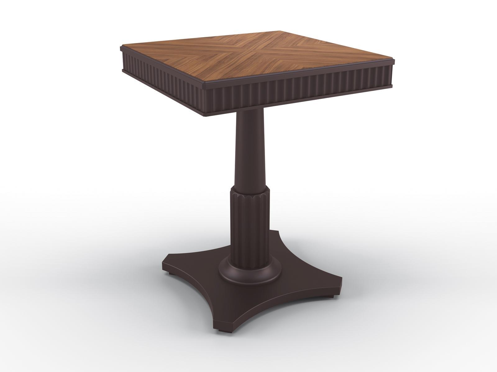 HECTOR Square solid wood table