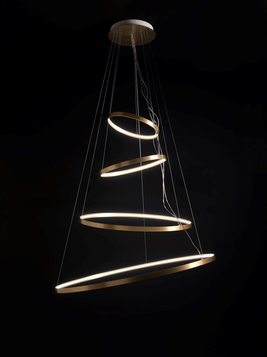 RINGS ORIZZONTALE LED aluminium pendant lamp RINGS ORIZZONTALE LED aluminium pendant lamp