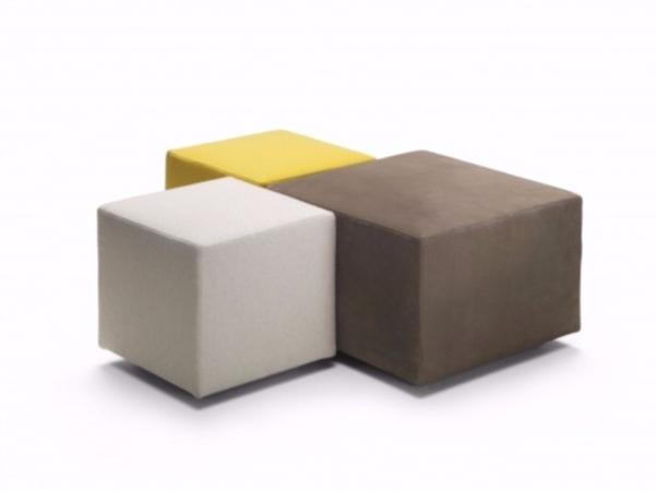 ADAGIO Modular square fabric pouf