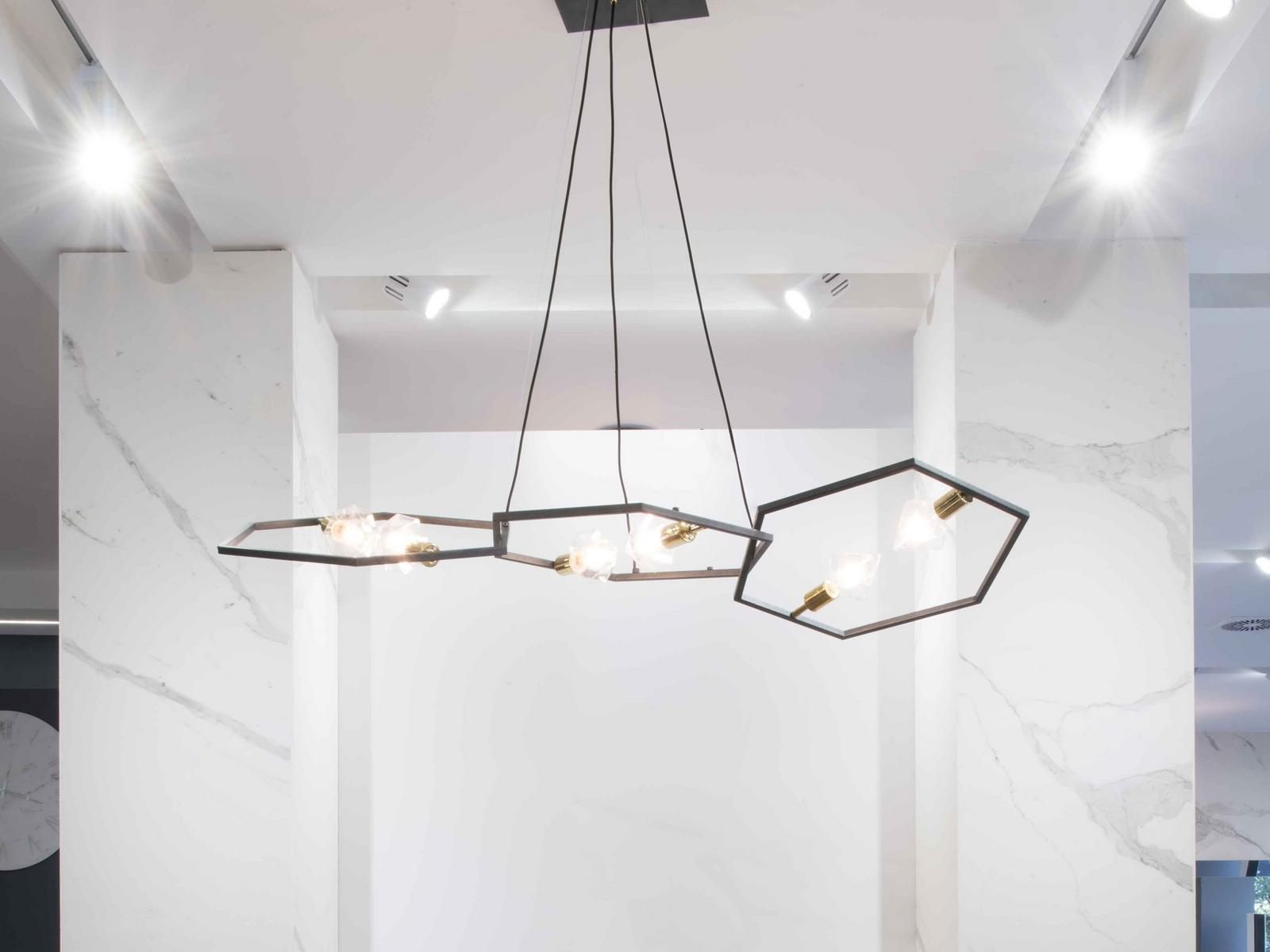 ESAGONO Metal pendant lamp