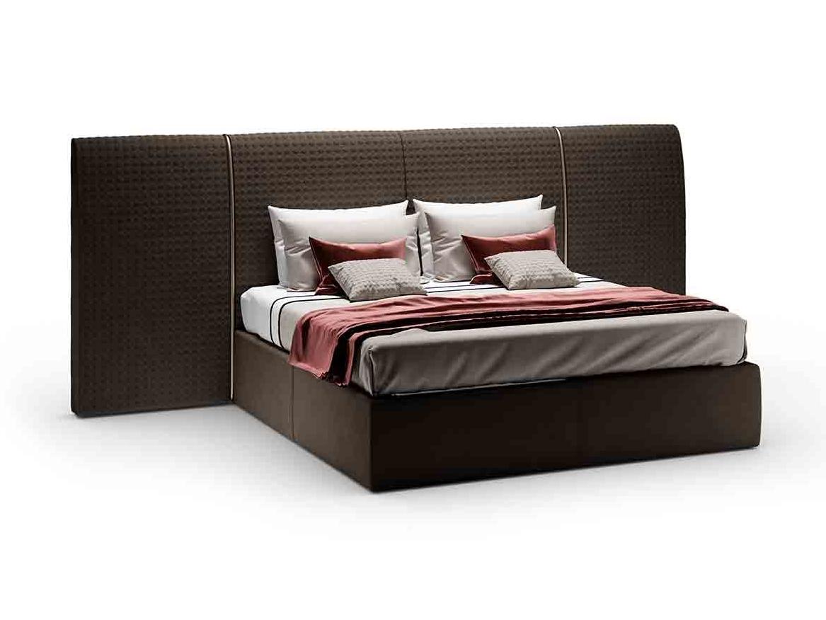 SAN MARCO Leather double bed