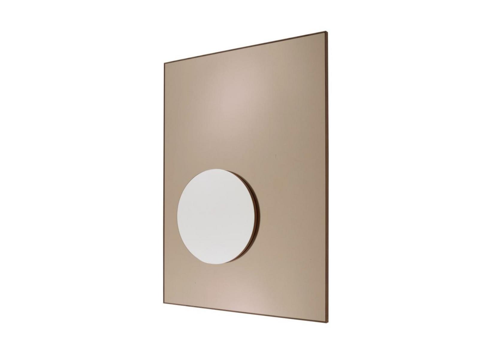 DEMI-TEINTES Rectangular wall-mounted mirrored glass mirror