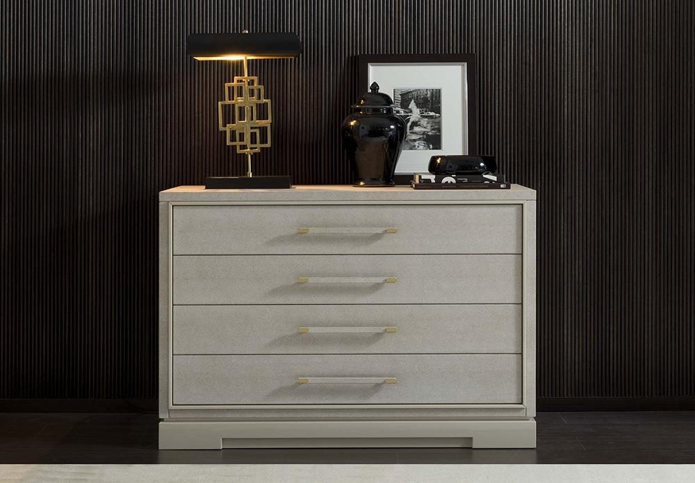 ASMARA Rectangular lacquered chest of drawers