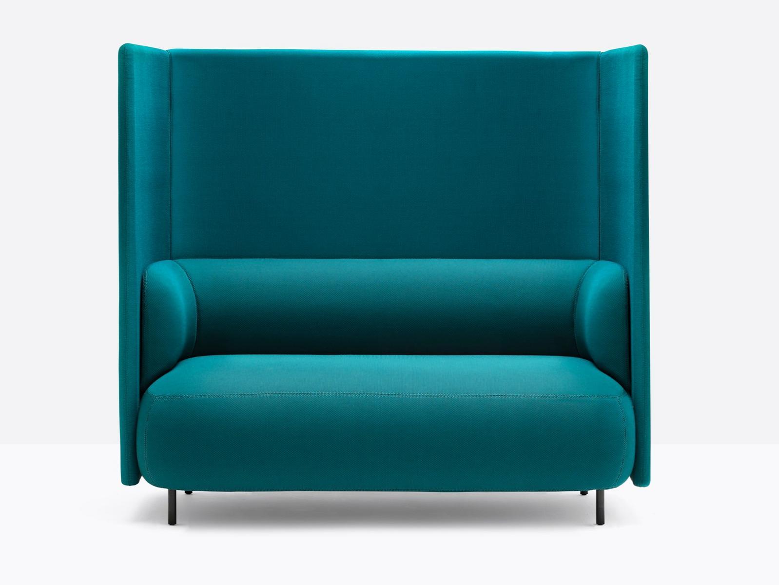 BUDDYHUB High-back fabric sofa