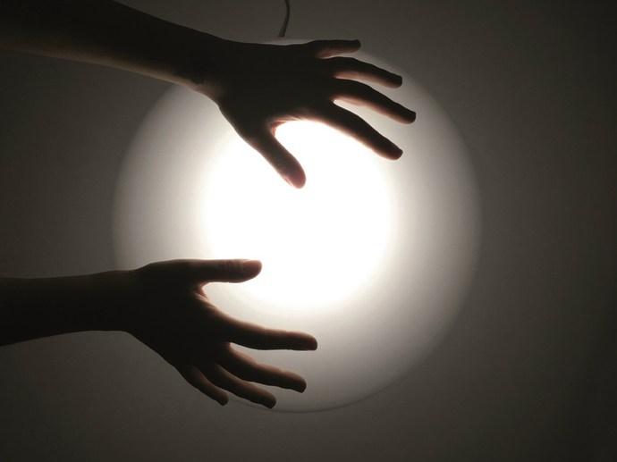 EMPATIA LED blown glass table lamp EMPATIA LED blown glass table lamp