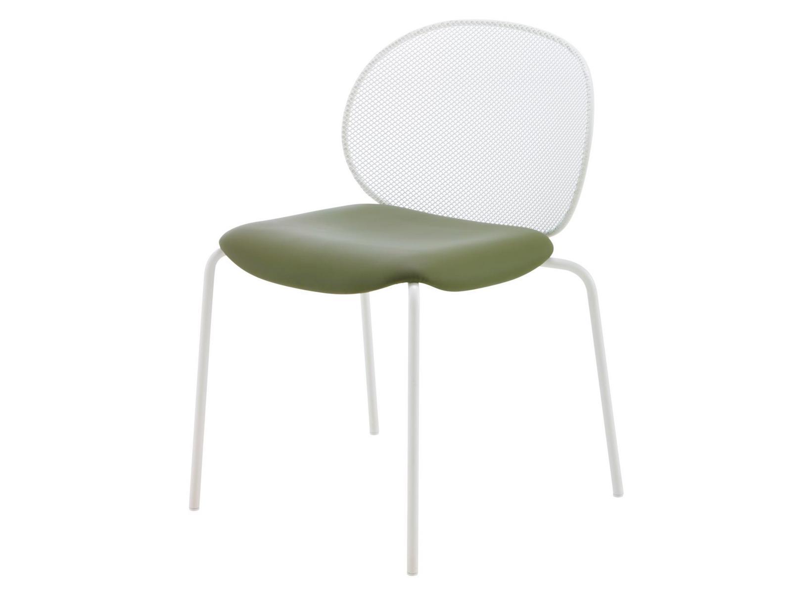 UNBEAUMATIN Steel garden chair with integrated cushion