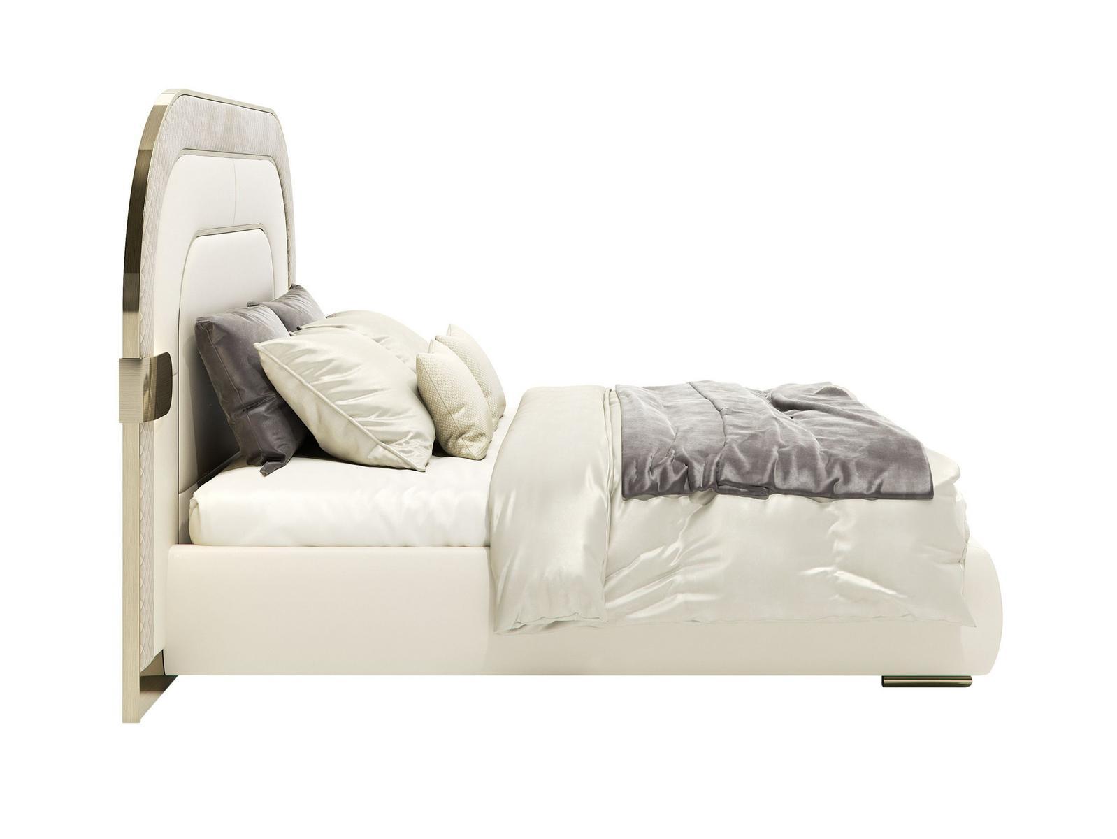 EDEN Upholstered double bed with integrated lighting