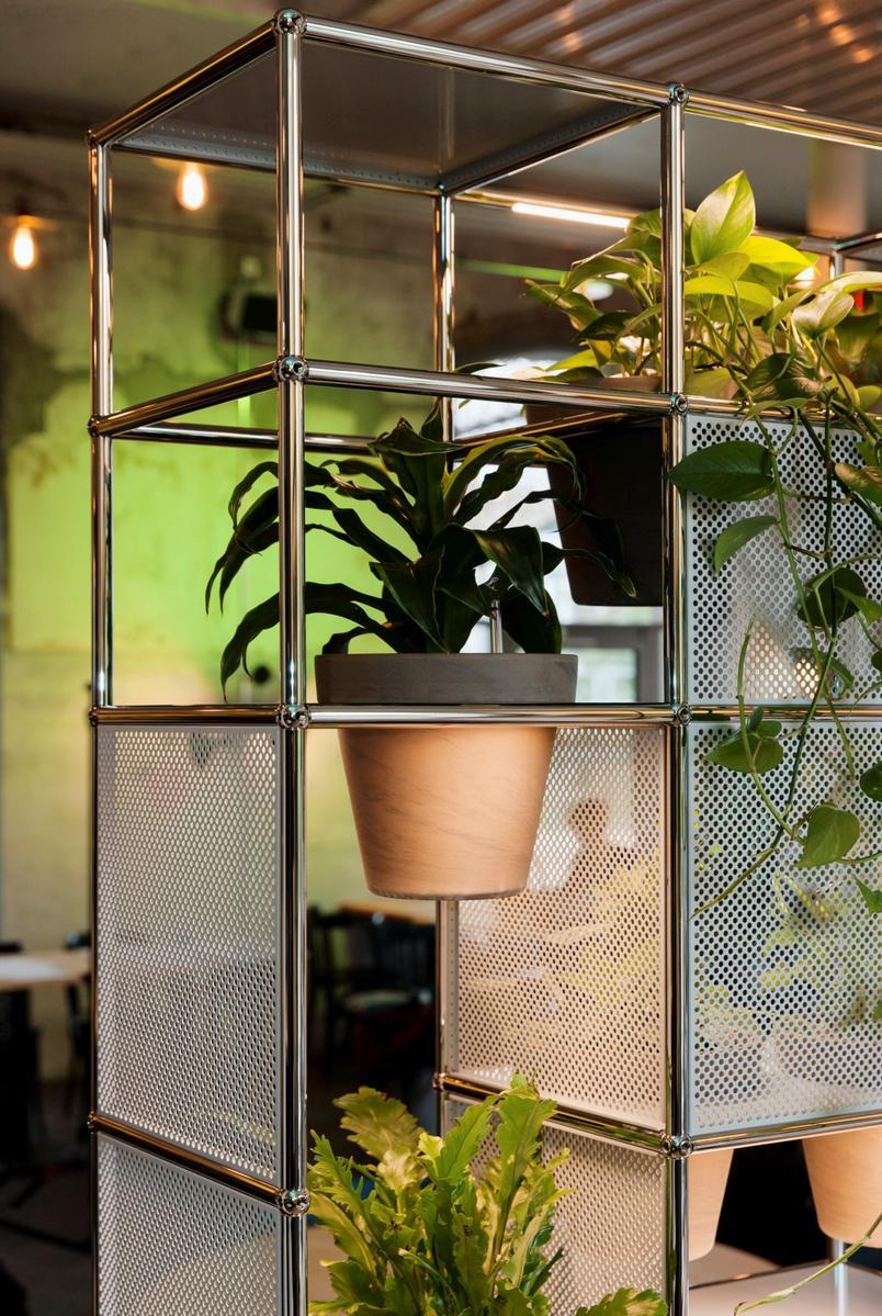 WORLD OF PLANTS FOR HALLER Sectional shelving unit