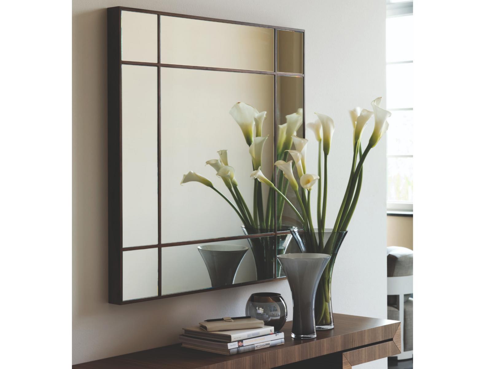 FOUR SEASON Square wall-mounted mirror