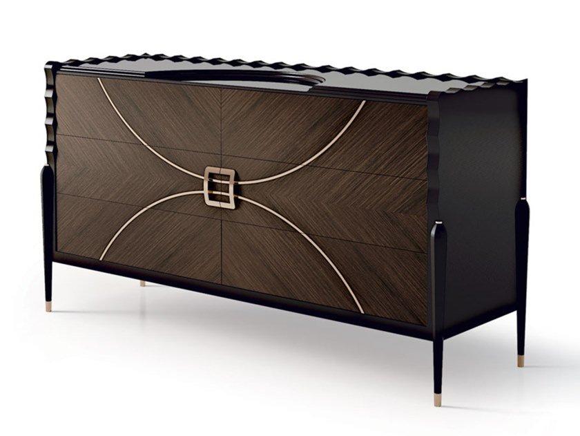 7021 Wooden chest of drawers