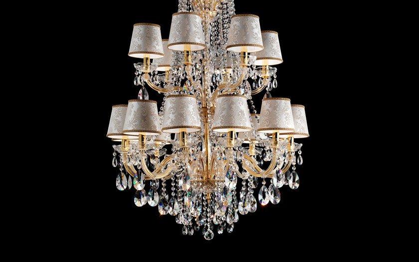 MARIA TERESA VE 992 Painted metal chandelier with crystals