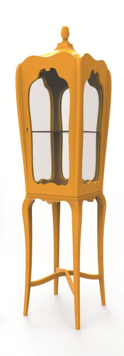 PALATINO SLIM Mahogany display cabinet