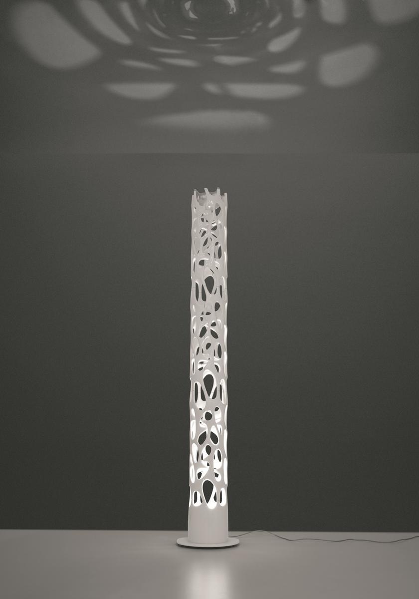 NEW NATURE LED chrome plated steel floor lamp