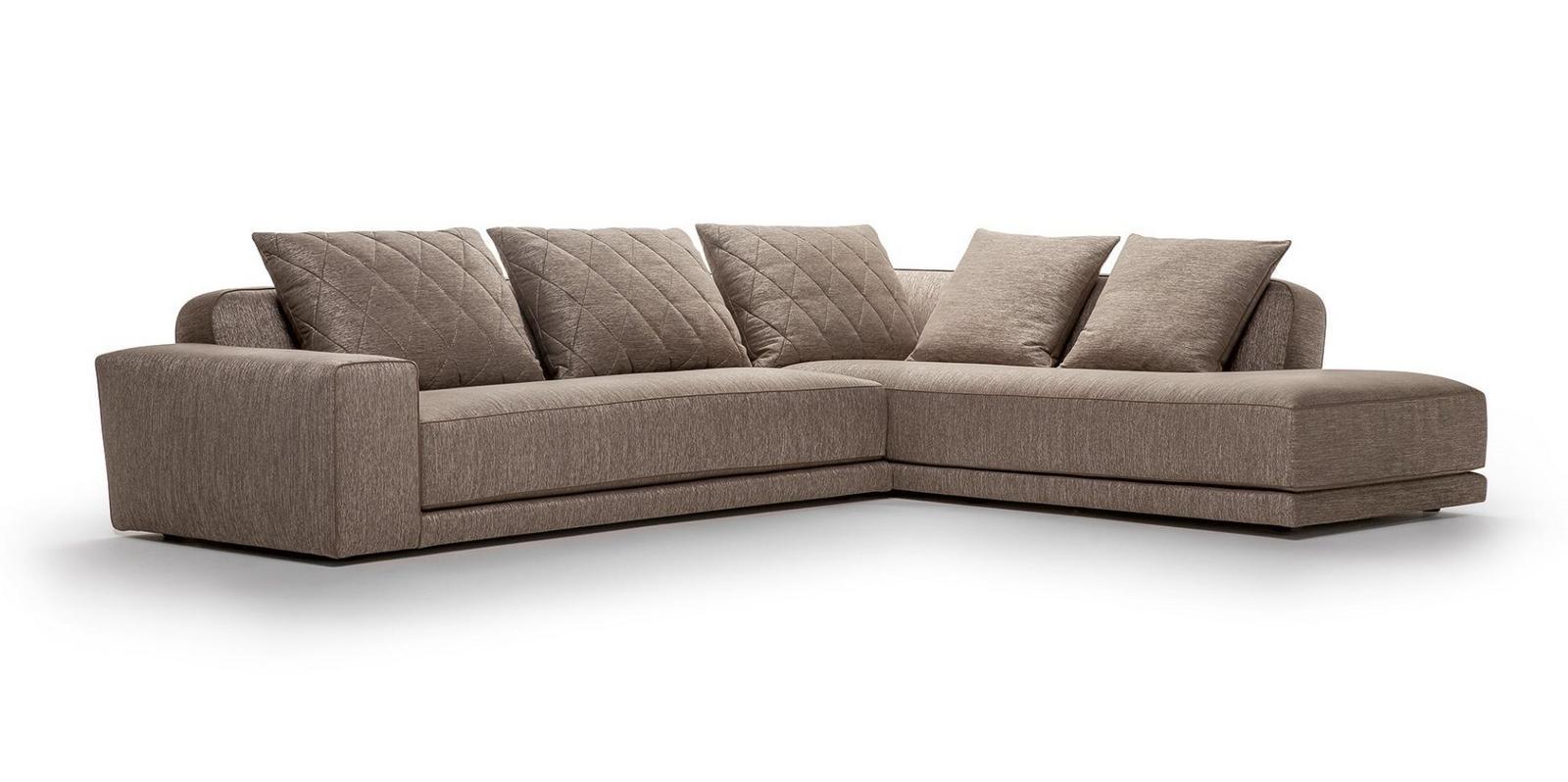 GARY Corner velvet sofa